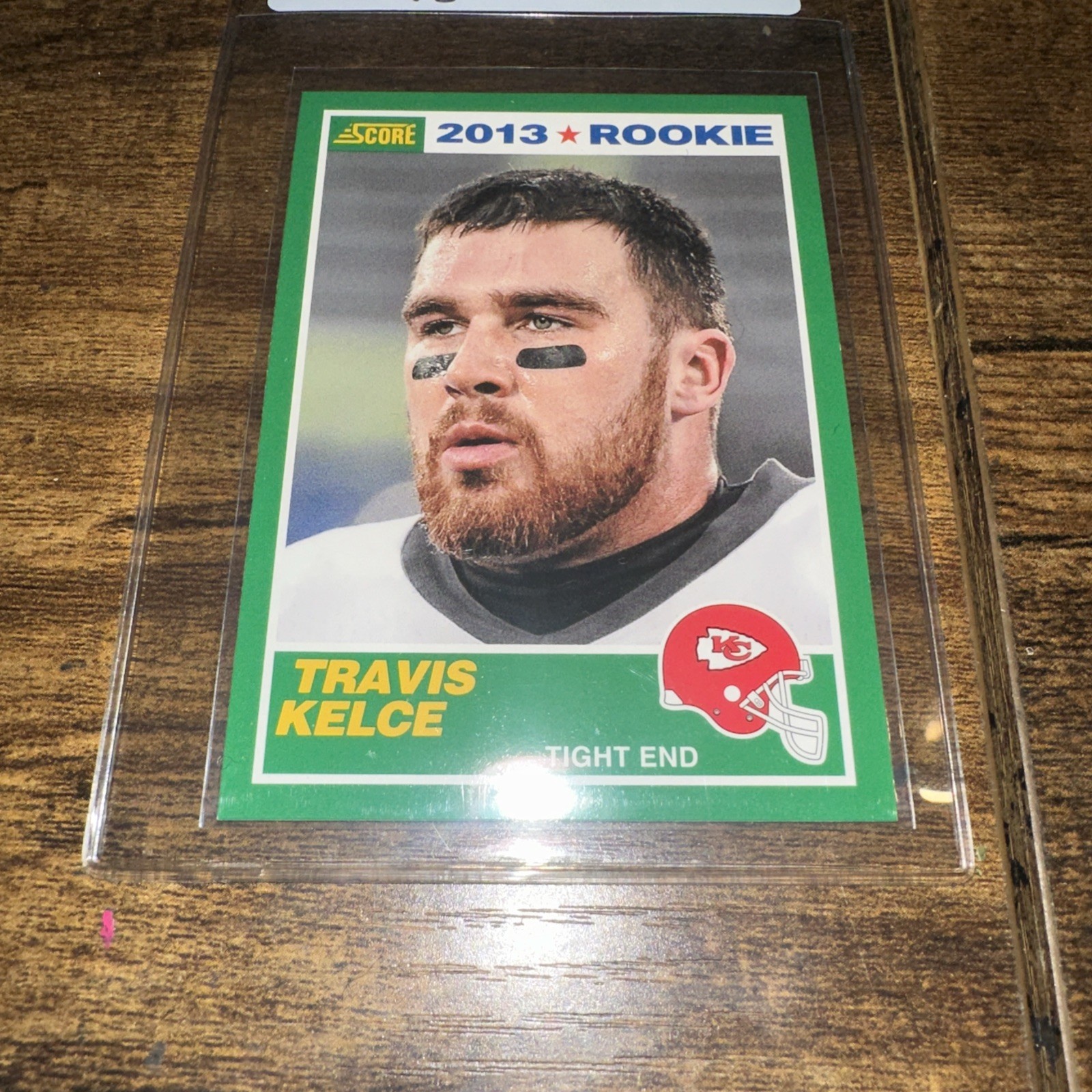 2013 Score Travis Kelce #431 Rookie Green Kansas City Chiefs RC