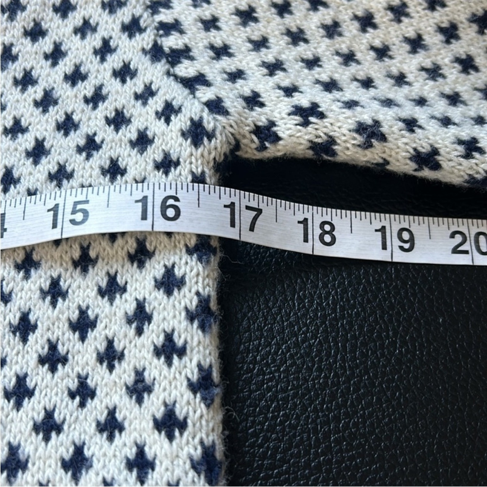 LONG WHARF Womens Osterville SeaWell Sweater Cream Fisherman Recycled Vneck XS