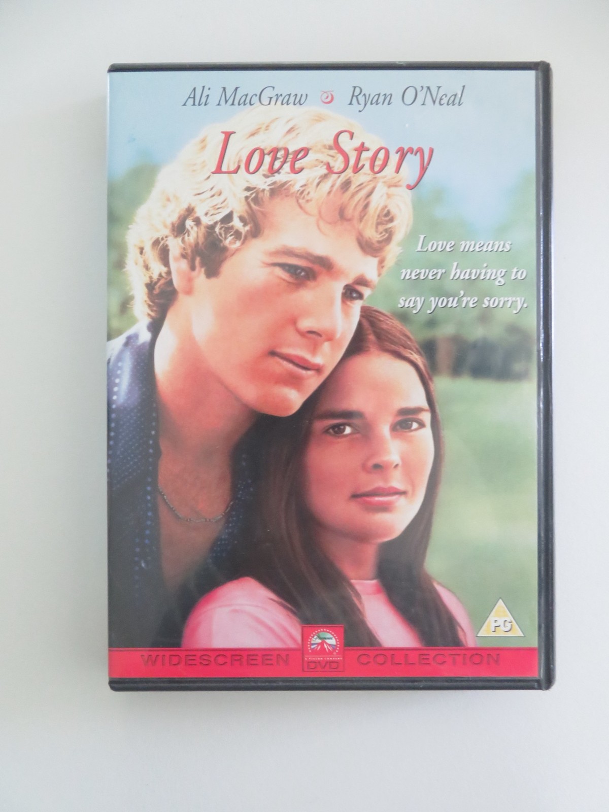 LOVE STORY (DVD) ALI MACGRAW RYAN O'NEAL 1970 REGION 2