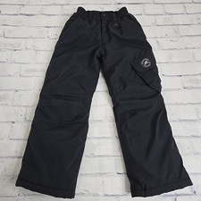 Zeroxposur Snow Pants Black Kids 8 Ski Snowboard Pockets Outdoor Cold Unisex