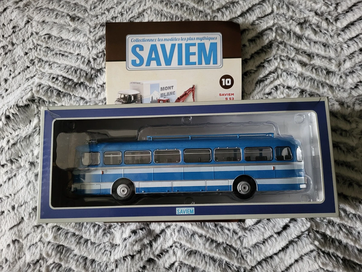 Miniature Saviem S53 R 1:43 - Autobus Modèle Réduit En Métal