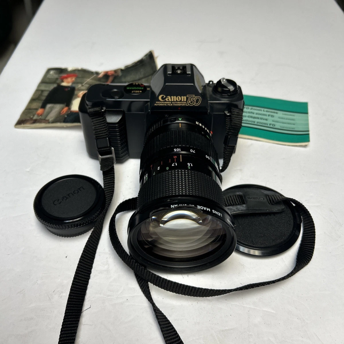 美品動作品 Canon T50 標準 80〜200ZOOMレンズ付き Canon T50 Film Cameras for sale - eBay