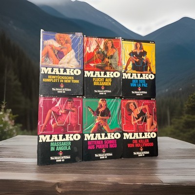 Malko Cora Set 61-65/68: Hollywood + Angola + New York   de Villiers Taschenbuch
