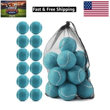 Bulk Tennis Balls for Beginner   12 Pack High Elasticity Practice Tennis Ball...