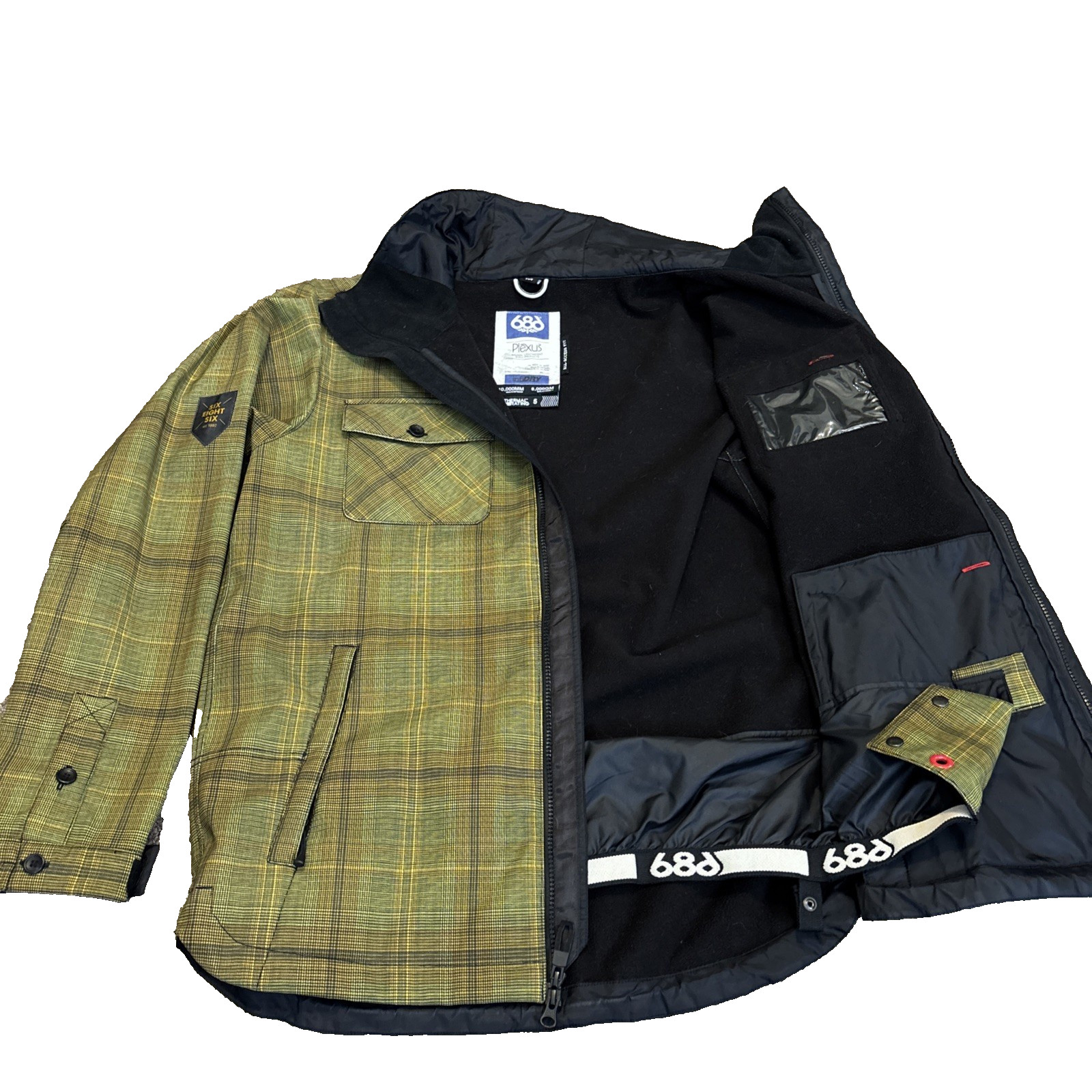 686 Plexus Infidry Softshell Jacket Check Plaid M… - image 1