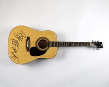 Post Malone Signed Guitar Austin Post White Iverson Autograph Beckett