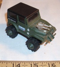 LJN ROUGH RIDERS JEEP OMNI 4X4 WITH CHASSIS IN GREEN