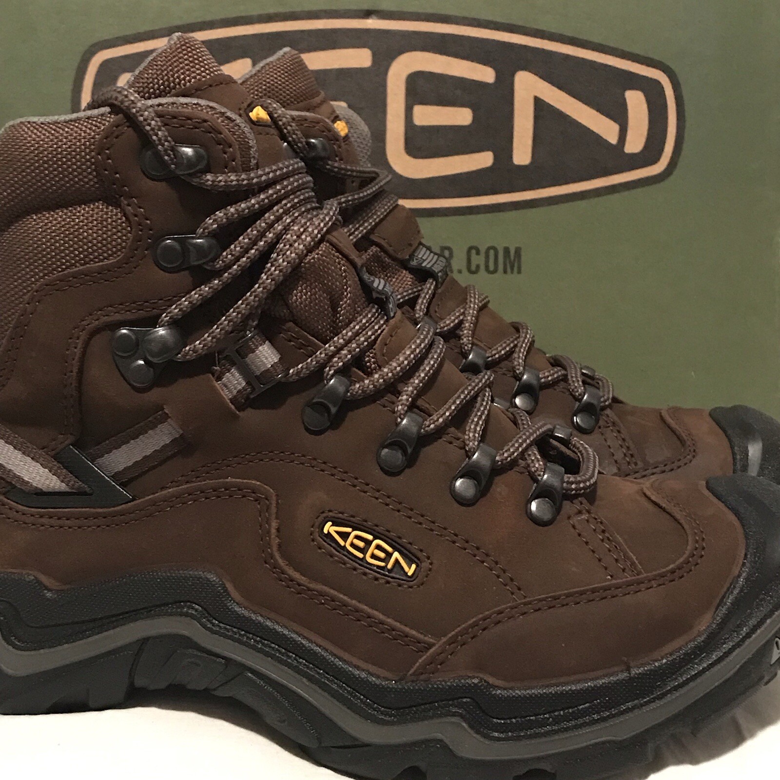 Stivali da trekking impermeabili New Keen da uomo taglia 8 LARGHI Durand II (2) 1020220 made in USA