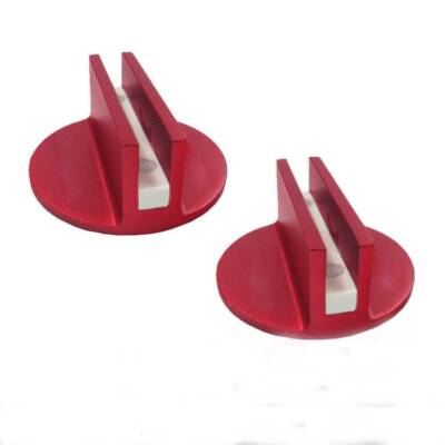 #ad Red Slotted Magnetic Jack Pad Adapter for Pinch Weld Frame Rail of 2 pcs $18.49