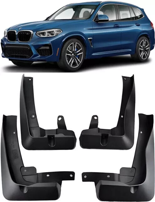 Front and rear splash guard mudguards are suitable For 2018-2024 BMW X3 M