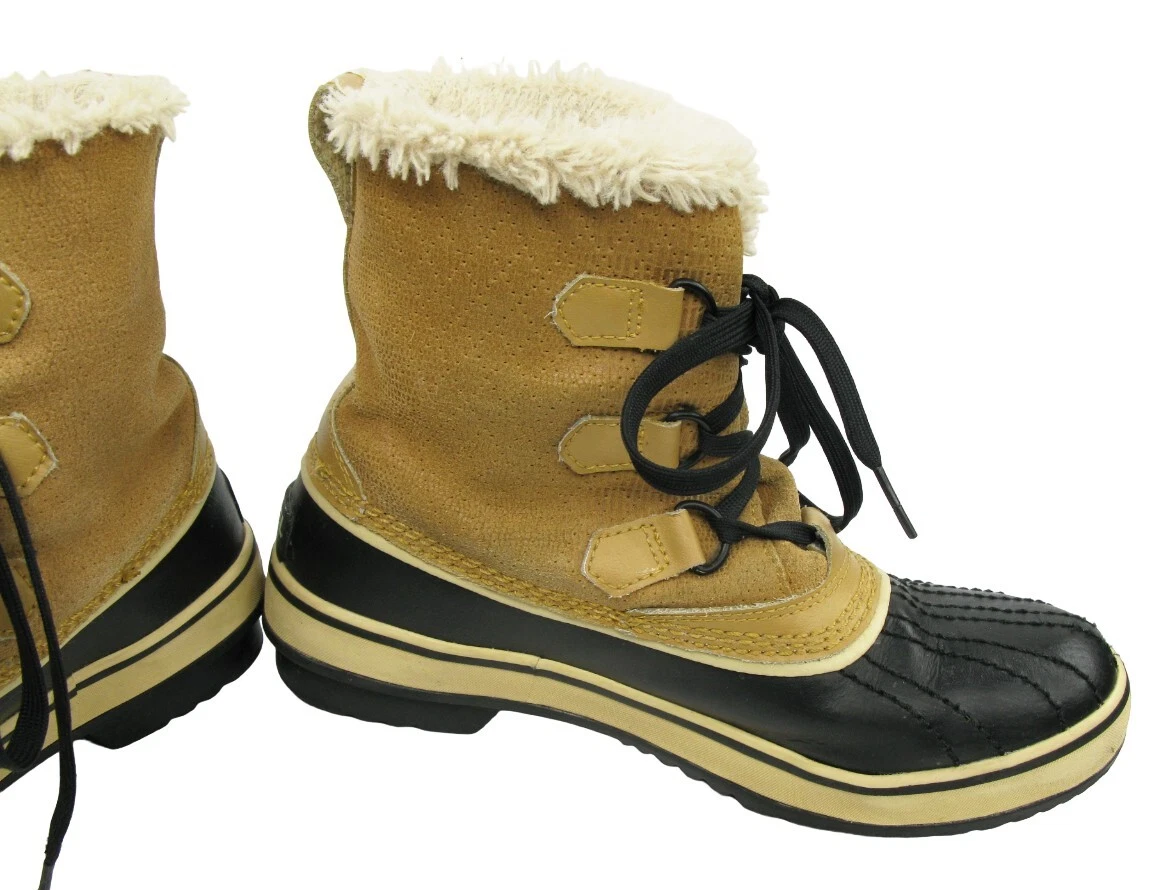 sorel tivoli leather insulated waterproof snow boots
