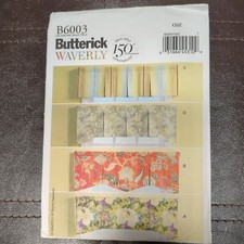 Buttrick Waverly Valances in 4 style options, 150th anniversary pattern