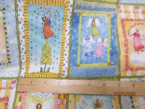 Angel Tidings 2004 Carol Endres Cotton Quilt Fabric Lot 2 designs - Picture 4 of 8