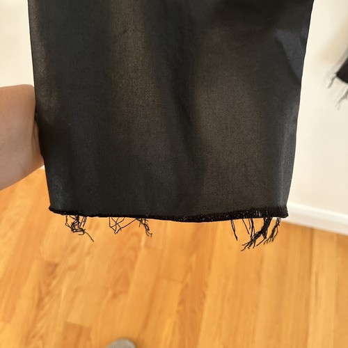 Kut From The Kloth Kelsey High Rise Ankle Flare Raw Hem Black Pant Size 14 - Picture 3 of 5