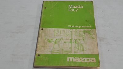 Mazda RX-7 整備書 マツダ WM02B 85-9 MAZDA RX7 WORKSHOP MANUAL BOOK ORIGINAL GENUINE | eBay
