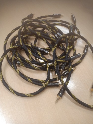  Cable Audio Lead 3.5mm Jack to Jack Stereo Male for Car PC Phone 0.5m - Picture 1 of 3