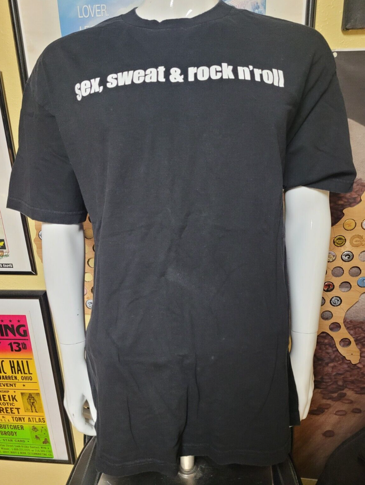VTG EROCKTICA Live Sex Sweat Rock N Roll Las Vegas T Shirt XL Ray-J Versace