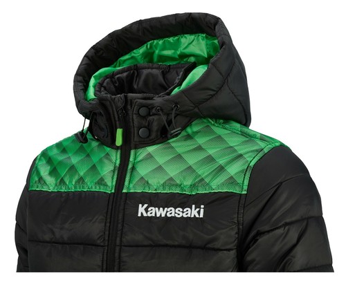 GIUBBOTTO KAWASAKI SPORTS ORIGINALE - PIUMINO INVERNALE CON CAPPUCCIO  UNISEX | eBay