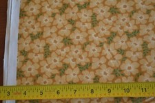 By 1/2 Yd, Lt-Gold  Green Floral on Gold, Thimbleberries/Northern Lights, B91