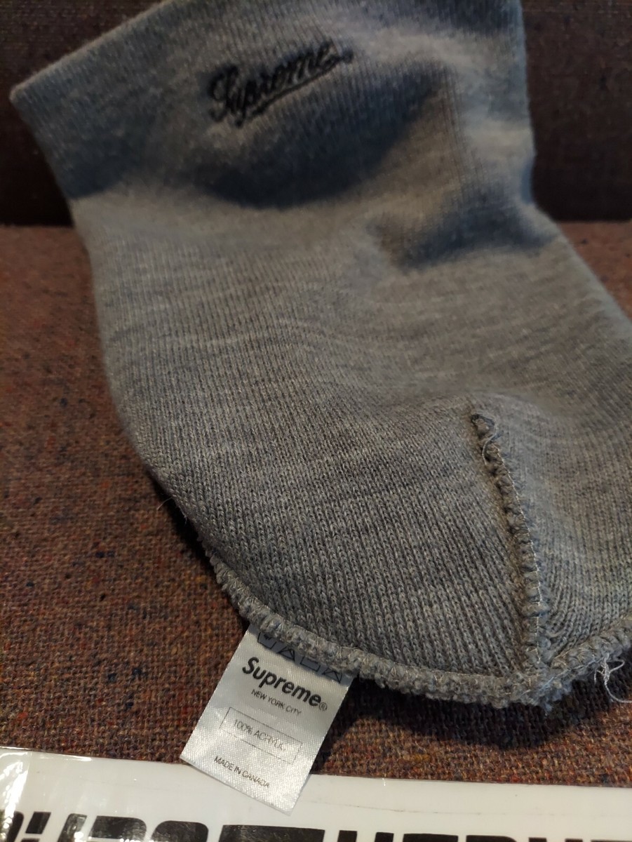VINTAGE Rare Supreme Hennessy Grey Beanie FW11 Authentic | eBay