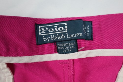 Pantalones Cortos Polo Ralph Lauren para Hombre 35 Prospect Cortos de Algodón Logotipo Rosa Rojo Salmón - Imagen 2 de 6