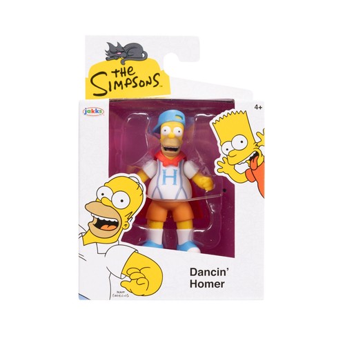 Dancin Homer - The Simpsons 2.5" Figure Wave 4 by Jakks Pacific - Picture 2 of 9