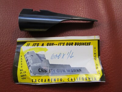 CHRISTYS GUN WORKS banded front sight ramp new old stock screw on