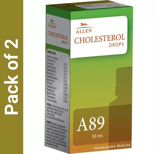 Allen A89 Cholesterol 30ML Pure Drop LDL HDL FREE SHIP FAST DISPATCH PACK OF 2