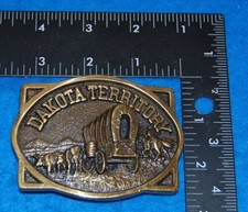 Dakota Territory Belt Buckle, Complete Functional