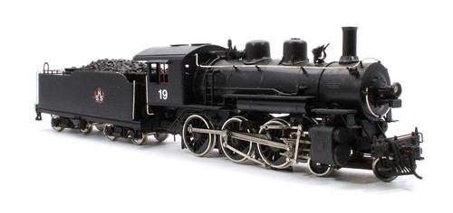PACIFIC FAST MAIL 'HO' GAUGE HSS BLACK 4-6-0 #19 STEAM LOCOMOTIVE - Picture 4 of 5