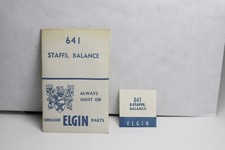 Elgin Watch balance staff for 641 20W