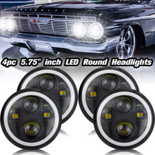4Pcs 5.75" inch Round LED Headlights DRL High-Low Beam for Jaguar XJ6 XJS XJ12