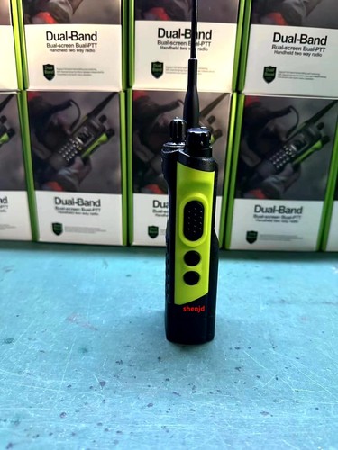 NOWE APX-8000 12W Walkie Talkie Radio VHF UHF Ręczny duży ekran Dual PTT @ - Zdjęcie 8 z 17