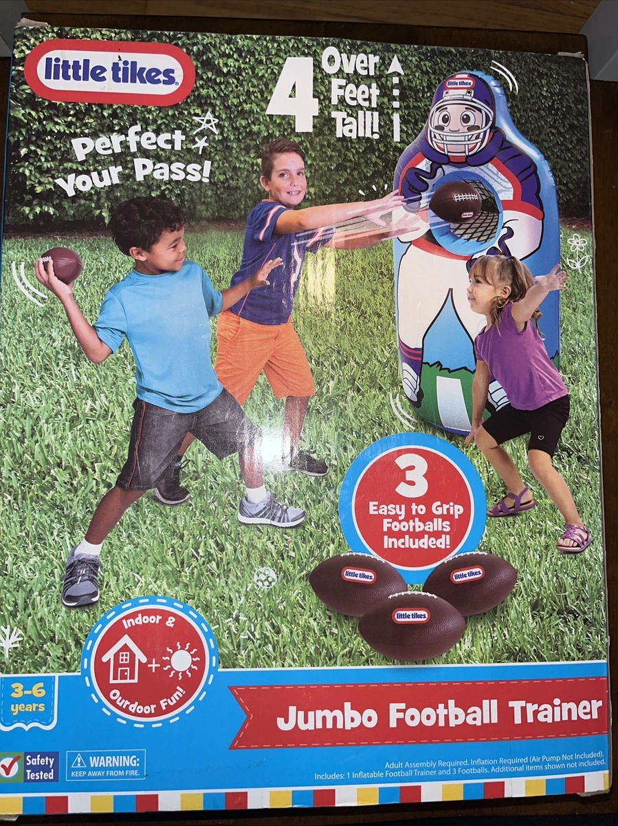 Little Tikes Inflatable Jumbo Football Trainer 4ft Indoor Outdoor