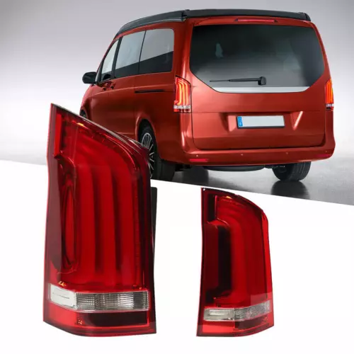 Pair LED Dynamic Tail Light Brake Lamps For Mercedes Benz Vito W447 2015-22 - Picture 2 of 22