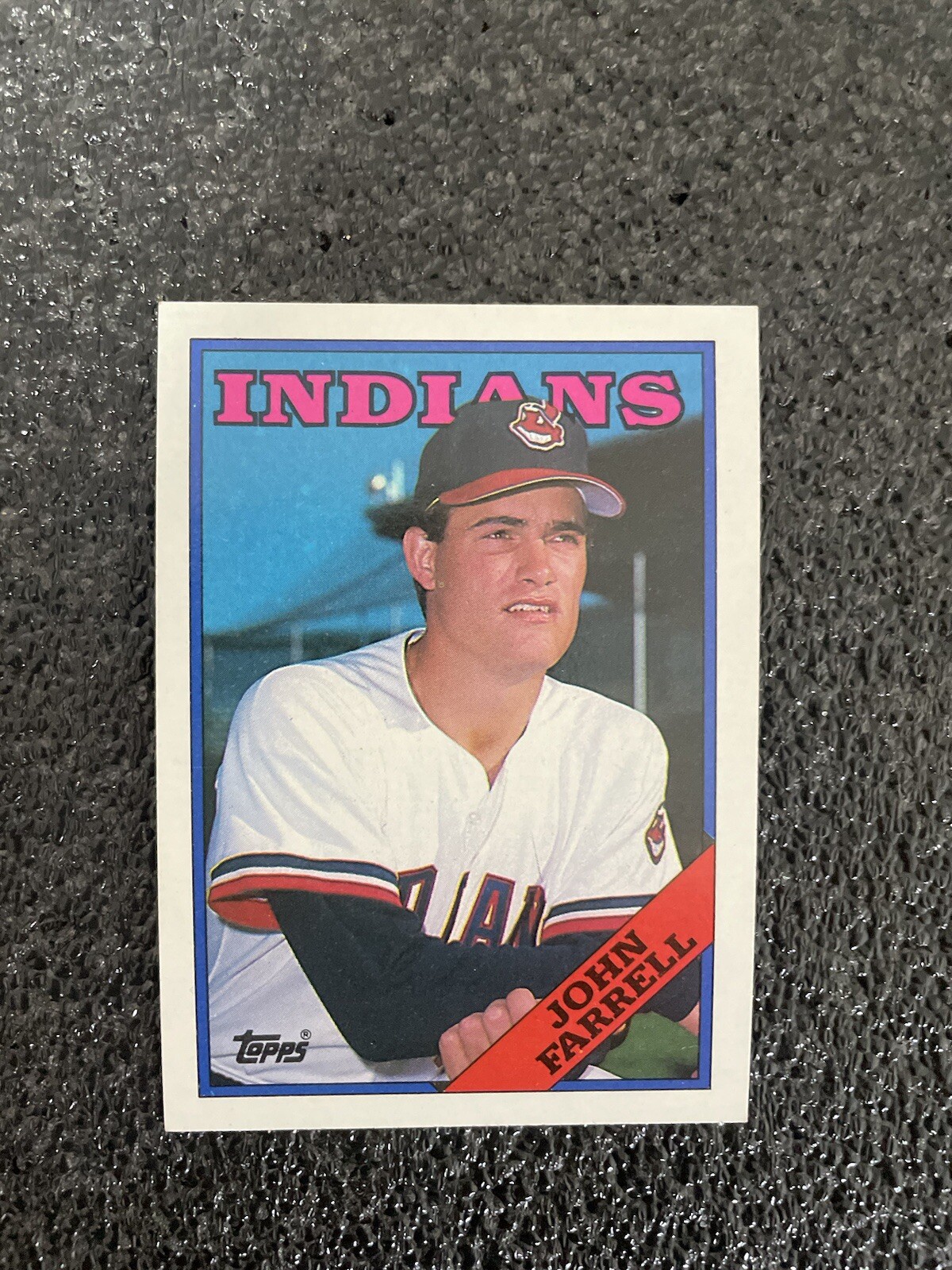 John Farrell 1988 Topps 533  Cleveland Indians Rookie Baseball Card