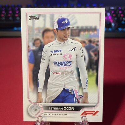 2022 Topps Formula 1 Estaban Ocon Card #43 BWT Alpine A950