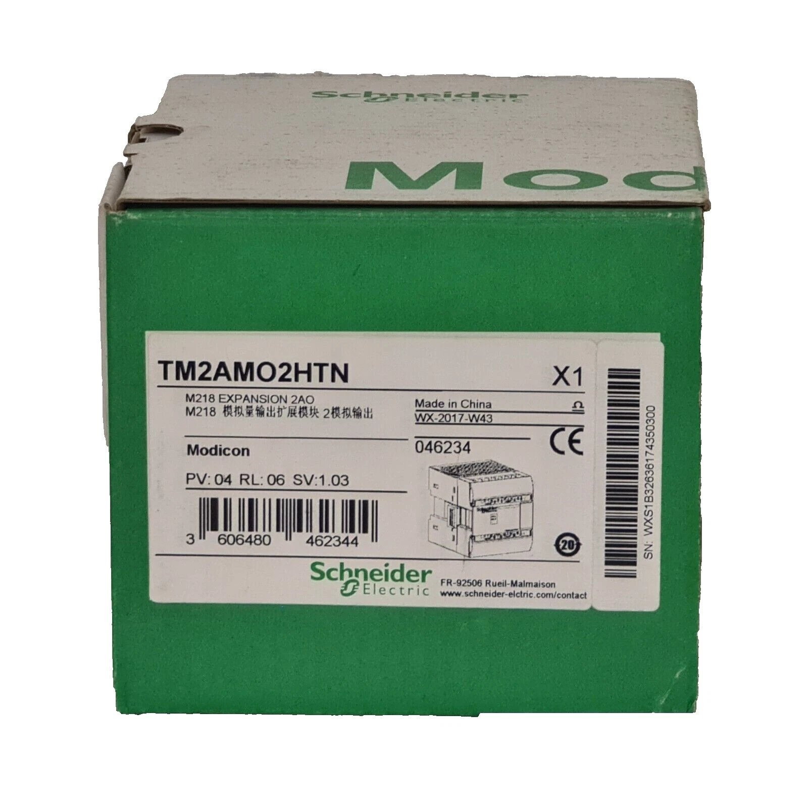 Salida entrada Schneider Electric plc y módulos de E/S