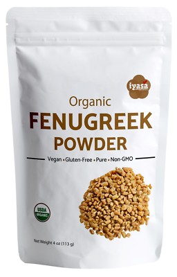 Fenugreek Powder(Methi) for Hair care and Breast Milk supply, certified Organic