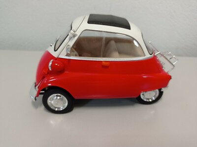 RARE WELLY 1:18 BMW ISETTA 250, REDE/WHITE - 24096W | eBay