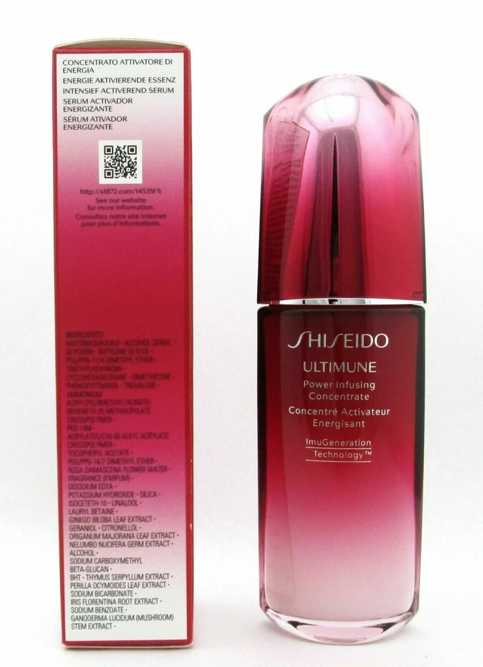 Shiseido Ultimune Power Concentrado Infusión 75 ml./ 2,5 oz. Nuevo En Caja - Precintado Foto 3 de 3