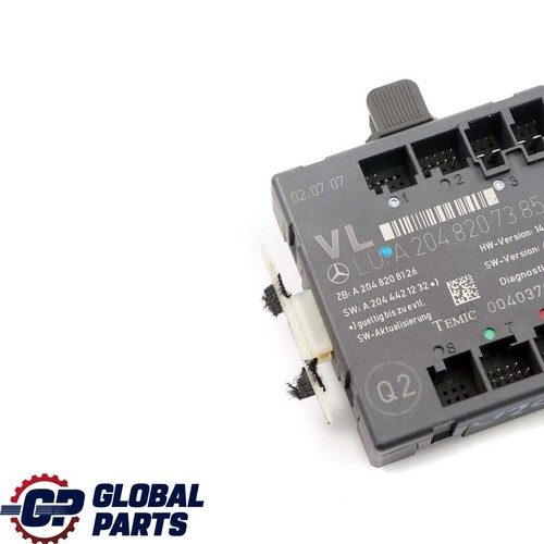 Mercedes C W204 Puerta delantera izquierda Módulo unidad de control A2048207385 - Imagen 11 de 12