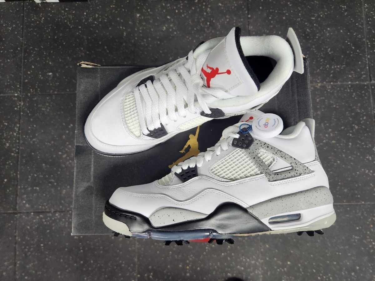 Size 7 - Jordan 4 Golf cement 194500861657| eBay