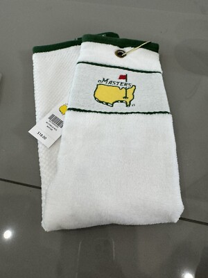 RARE NEW Masters golf Towel green Augusta National  masters PGA