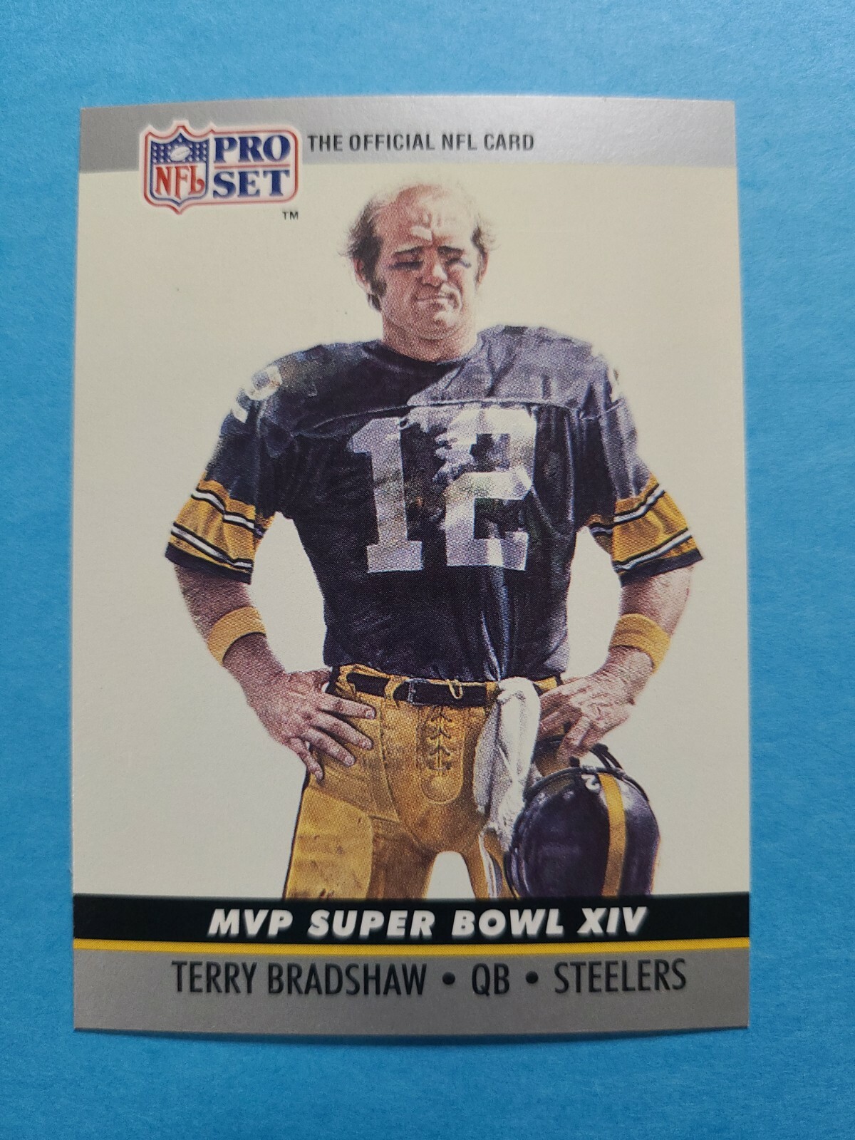 TERRY BRADSHAW 1990 PRO SET MVP FOOTBALL CARD # 14 E9788 | eBay