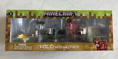 Mojang Minecraft Wild Animal Pack 3 Polar Mooshroom Black Sheep