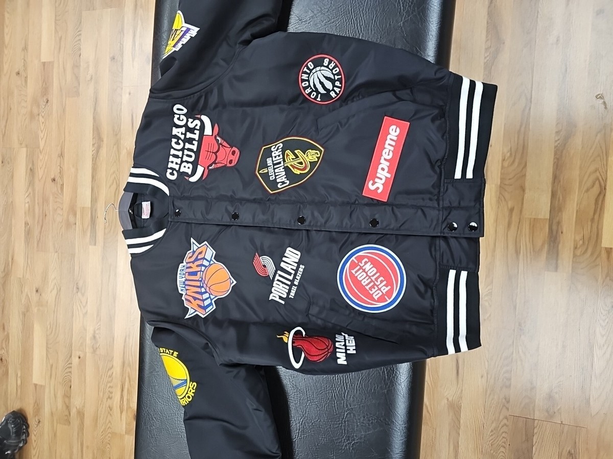 Supreme/Nike/NBA Jacket Mサイズ新品未使用 Supreme Nike NBA Teams Denim Warm-Up Jacket Large | eBay