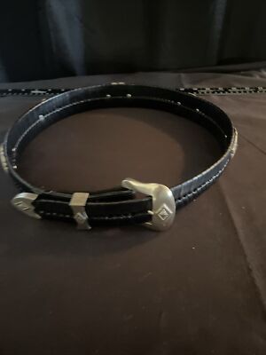 Nice decorative belt size 34 Genuine Leather Belt Size 34 ~ Stamped & Painted Western  main image 3