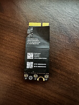 Wireless Bluetooth Airport Wifi Card A1398 Apple 15'' MacBook Pro Late 2013 2014 