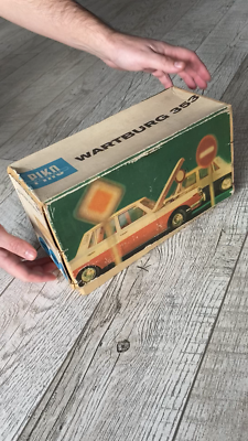 RRR ! VTG OLD WARTBURG 353 TOY CAR MODEL GERMANY PIKO ANKER